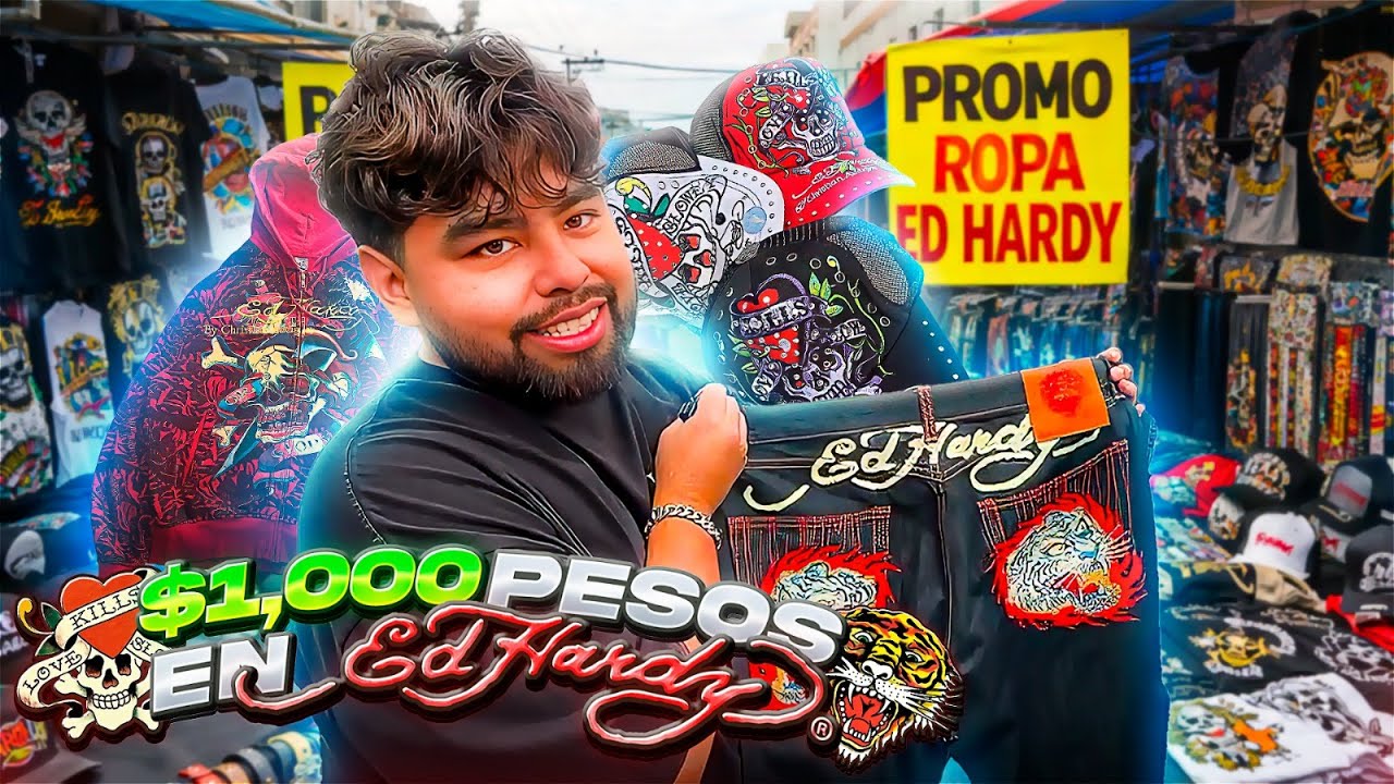 ¿Cuánta ROPA ED HARDY compré con $1,000 PESOS en el TIANGUIS?