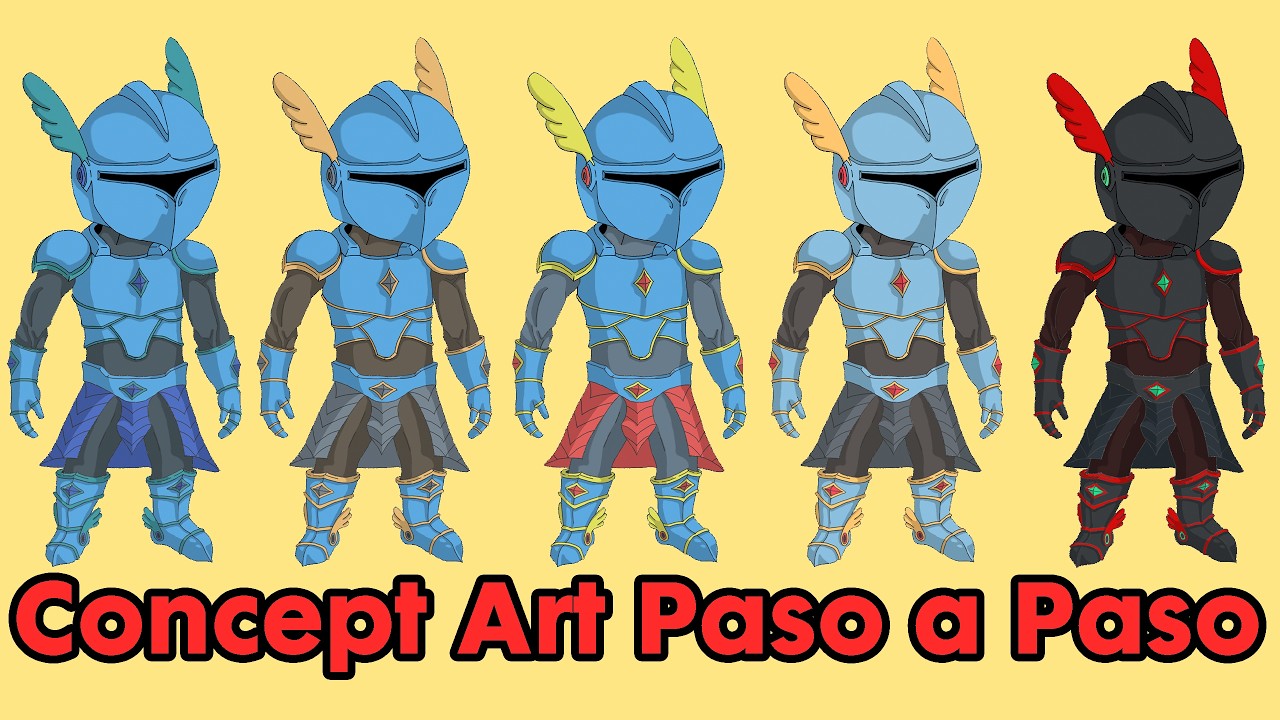 Cómo diseñar Personajes PASO A PASO | Concept Art - YouTube