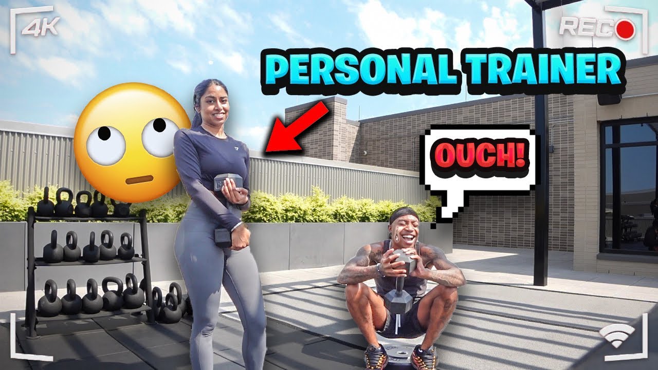 I Hired A Personal Trainer For The Day 👀 *PAINFUL* - YouTube