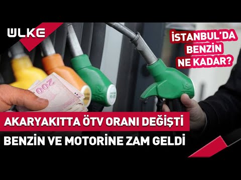 Benzin ve Motorin Fiyatları Yükseldi! Akaryakıtta ÖTV Tutarı Artırıldı #sondakika