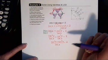 U7L3 Ex.2A: Trig Equations with Identities & LCD