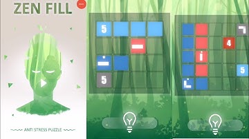Zen Fill Anti Stress Puzzle Harmony Level 1-20 Gameplay Walkthrough Android IOS