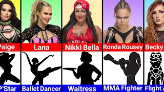 WWE Female Wrestlers First Job Before Wrestling