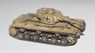 картинка: Покраска модели  трофейного КВ-1 1:72