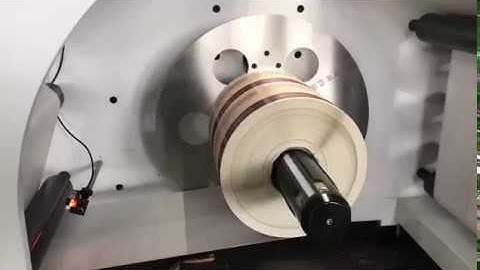 label slitting & inspection system 100% inspection