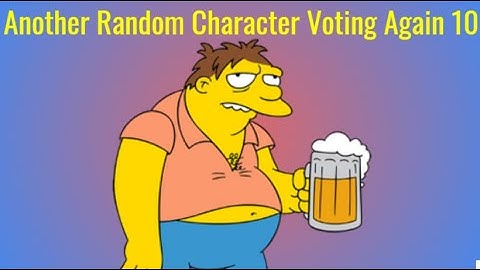 Another Random Character Voting Again 10