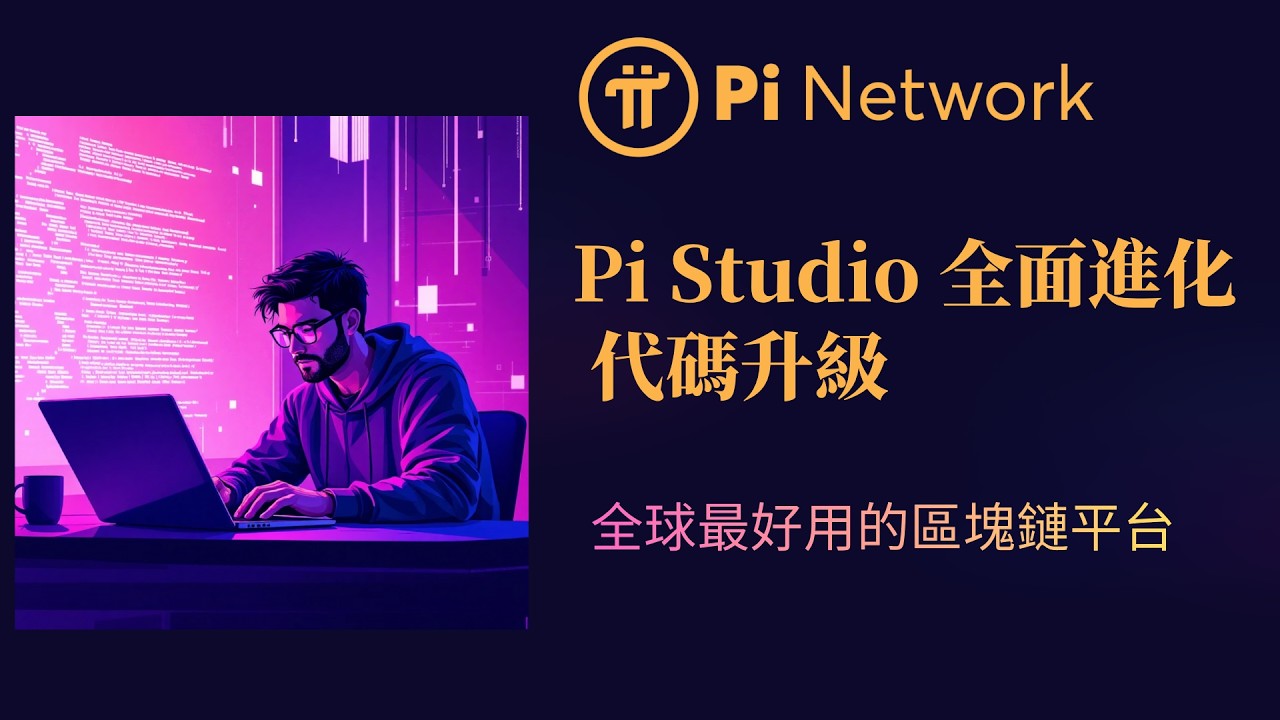 Pi network Studio 代碼升級，全球最好用的區塊鏈平台！大規模爆發！