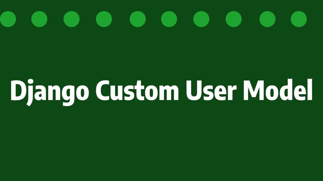 Create custom user model in django | Nepali - YouTube