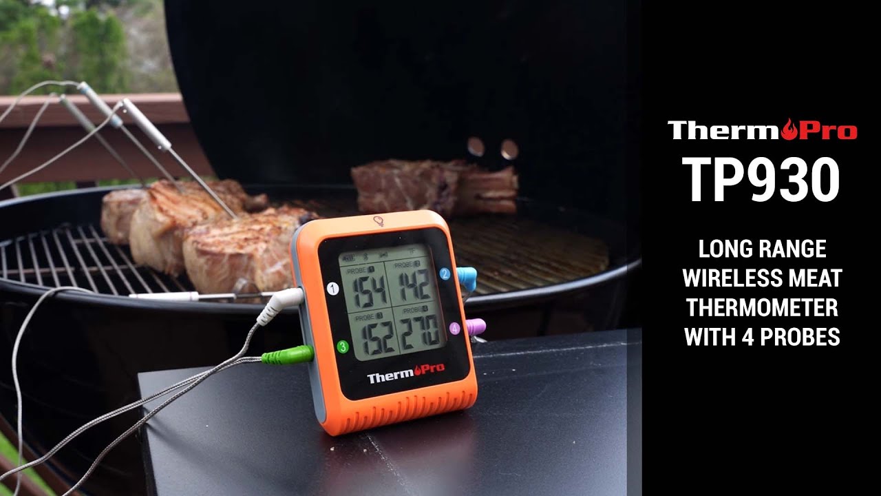 ThermoPro TP930 - The 500 ft. Bluetooth Meat Thermometer Of Your Dreams  