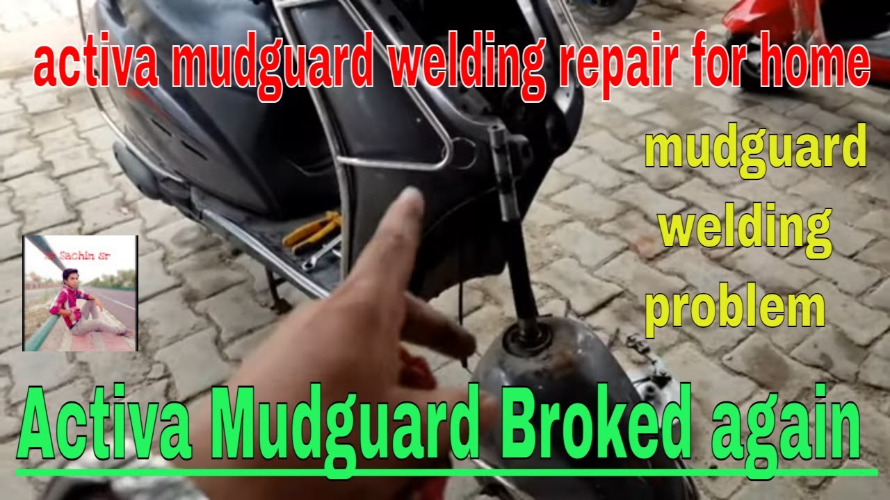 activa mudguard repair in repair /activa 5g mudguard change/activa