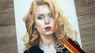 How to Draw Skin Tones with Prismacolor - Color Pencil Portrait Tutorial