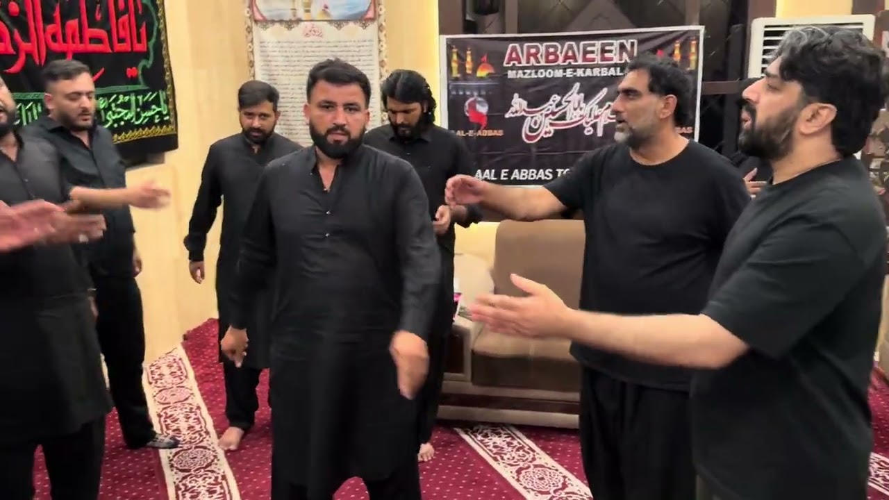 Noha khwani Qambar Ali Kiyani 22 Safar 2025 in Karbala (Arbaeen 2k25) 