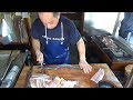 How to fillet a fish - Grilled eel in Japan