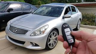 2011 Infiniti G37 remote start