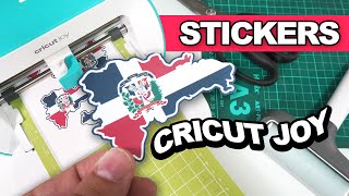 CRICUT JOY Stickers ¿Cómo imprimir y cortar pegatinas? #cricut screenshot 1