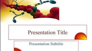 Free Biochemistry - Genetics Powerpoint Theme