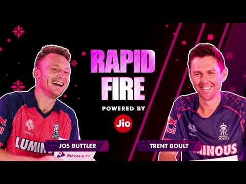 Royals&#39; Rapid Fire With Jos Buttler &amp; Trent Boult | Rajasthan Royals | IPL 2024