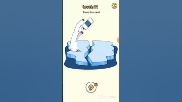 delete one part (pop puzzle) level 11 - save the seal