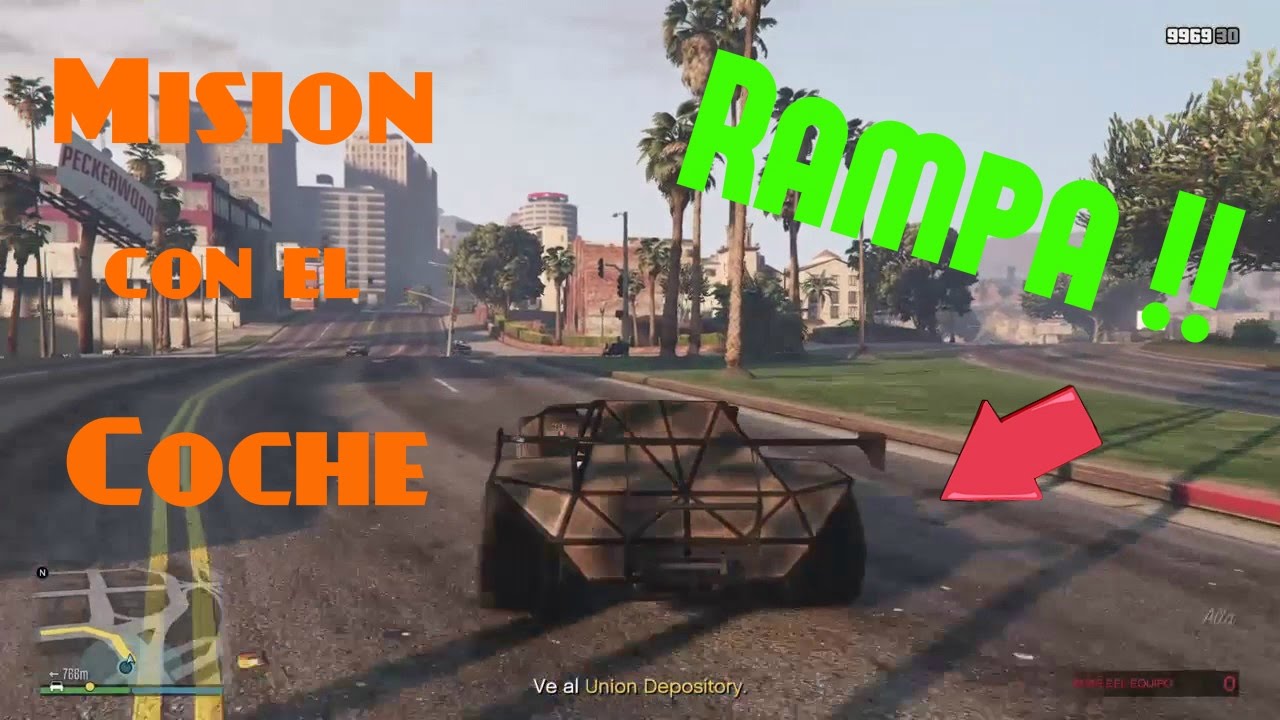 Misión con Coche Rampa ! DLC Importación y Exportacion Grand Theft