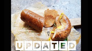 UPDATED SPICY VEGAN DELI COLDCUT BEST EVER SEITAN PEPPERONI MEAT SAUSAGE | Connie&#39;s RAWsome kitchen