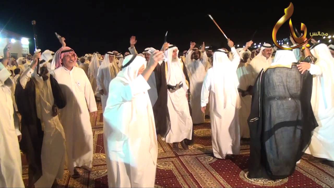 شلة ترحيبه للمنشد علي بن باصم في حفل زواج عوض ال صليع