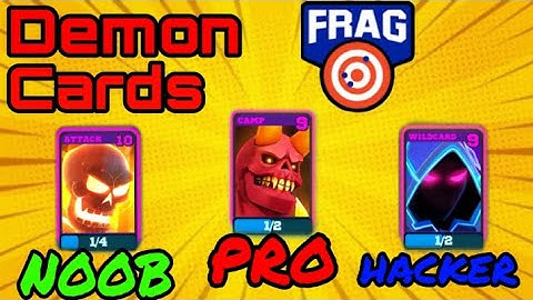 Noob vs Pro vs Hacker / DemonCards | MNFPROGAMING walkthrough || FRAG PRO SHOOTER gameplay