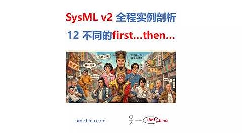 12 不同的first…then… SysML v2 全程实例剖析