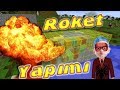 Örümcek Çocuk Minecraft'ta TNT Roket Yapımını Gösteriyor