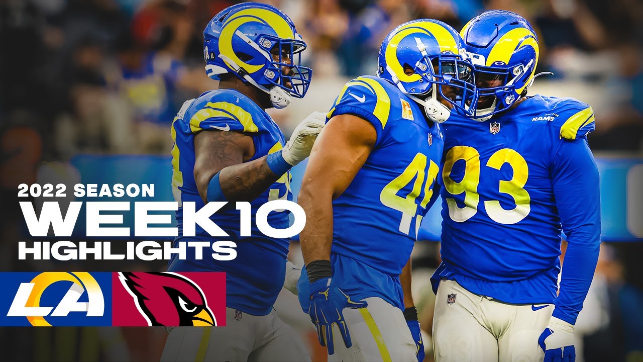 Highlights: Rams' Top Plays vs. Cardinals In Week 10 | Bobby Wagner Sack, Van Jefferson TD & More