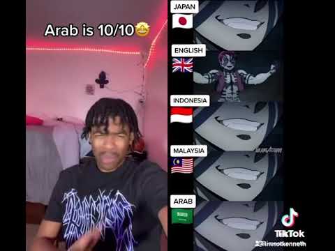Anime in different languages Arab 