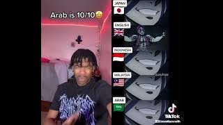 Anime in different languages!! Arab 🔥🔥