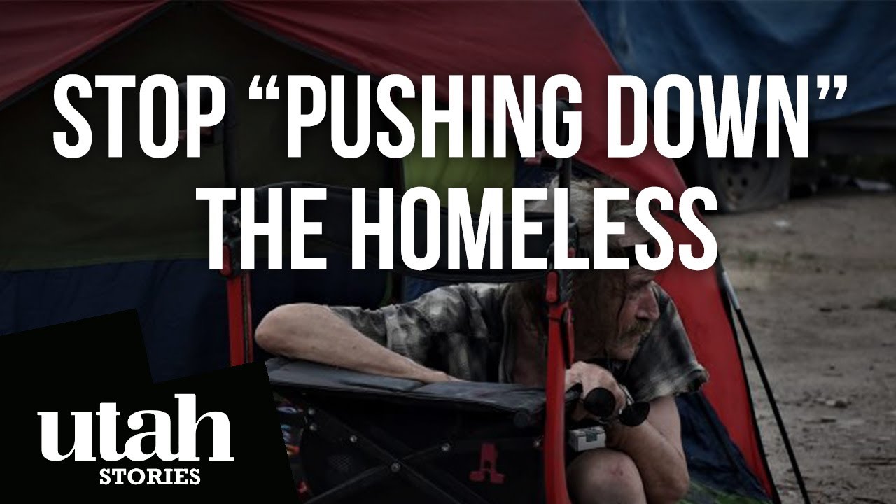 Downtown Salt Lake City Homeless Keep Getting Moved Around - YouTube