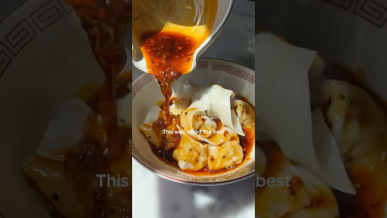 You only need 3 mins to make the best dumpling sauce🔥 #dumplings #easyrecipe