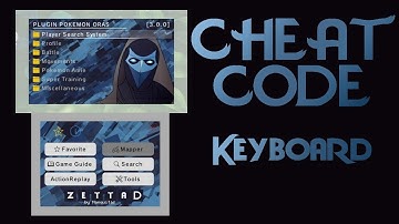 Pokemon ORAS : Cheat Code : Keyboard