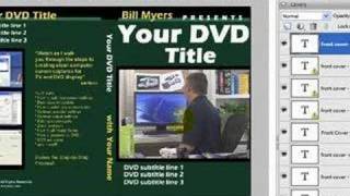 Create DVD case covers using free PhotoShop template