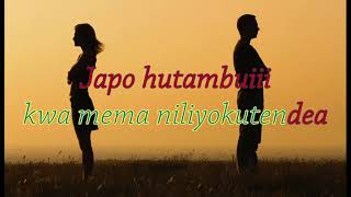 VUMI - UTANIKUMBUKA KWA MEMA NILIYOKUTENDEA  LYRICS