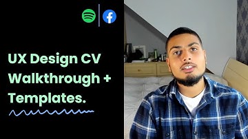 The UX Design CV That Got Me Interviews At Google, Spotify, Snapchat, Facebook | Free Figma Template