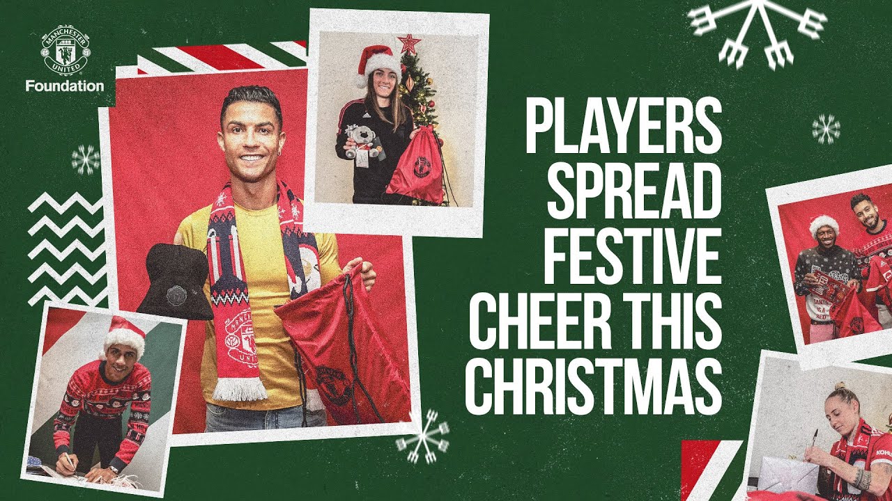 Manchester United players spread festive cheer to local hospitals this ...