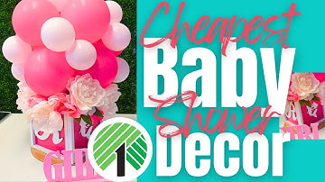 DIY letter boxes dollar tree | DIY dollar tree baby shower decor