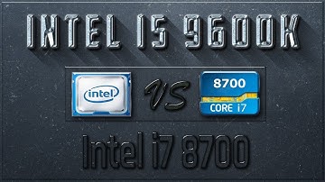 Intel i5 9600K vs i7 8700 Benchmarks | Test Review | Comparison | Gaming | 10 Tests