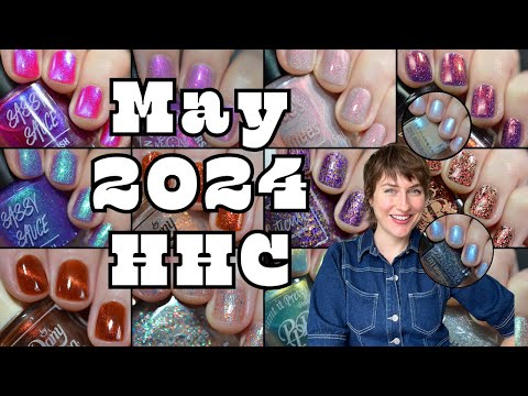 May 2024 HHC Hella Handmade Creations Nail Polish Swatches