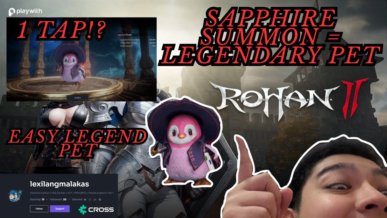 ROHAN 2 - LEGENDARY PET 1TAP TECHNIQUE