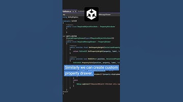 Unity 3d custom property drawer | unity 3d advance | unity tip | 9
