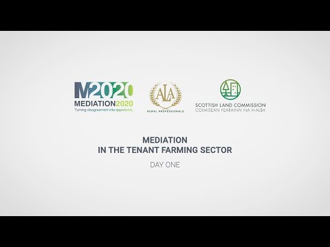 ALA & SLC Mediation in the Tenant Farming Sector – Mock Mediation – Day One