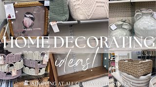 NEW HIGH END HOME DECOR FINDS 2024 ||SHOPPING AT ALL OUR FAVORITE STORES!