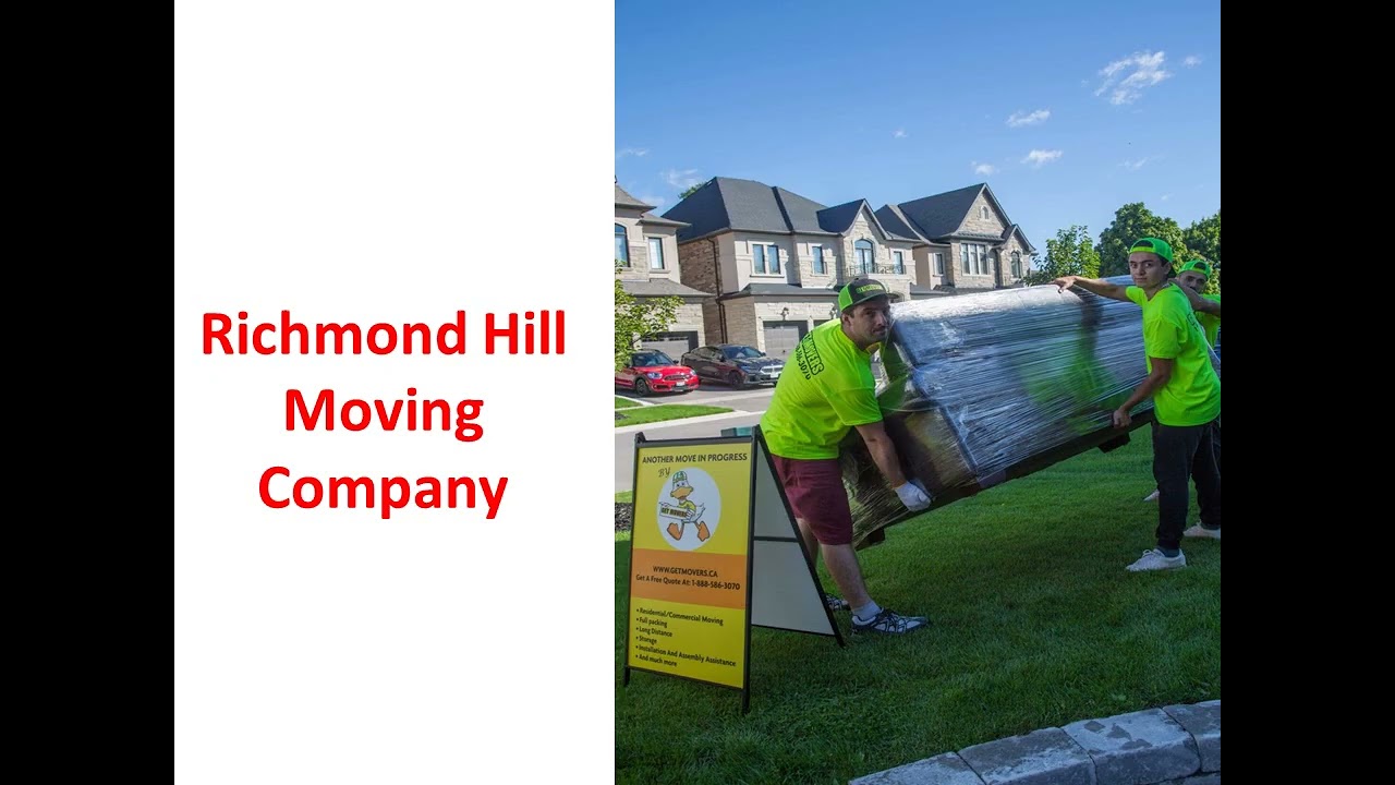 ⁣Get Movers : #1 Moving Company in Richmond Hill, ON | 647-945-6708