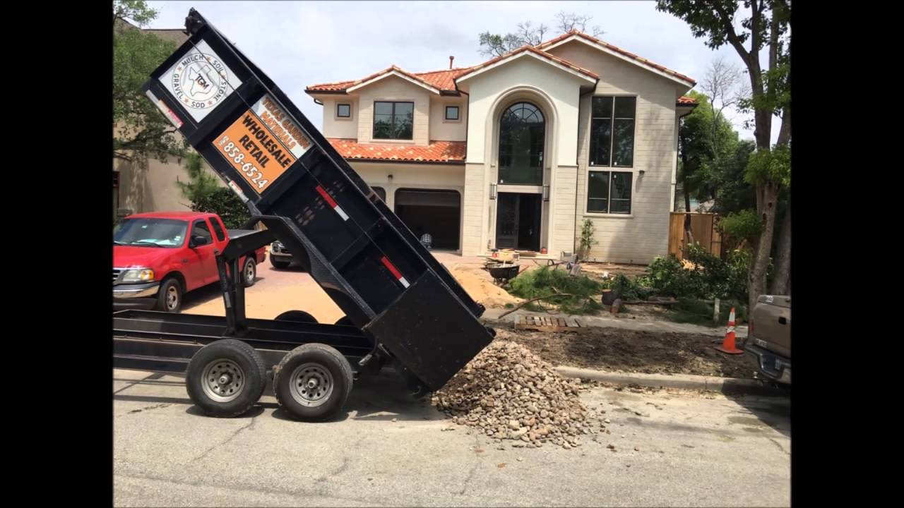 We Deliver Mulch, River Rock, Soil, and more Landscape Supplies - YouTube