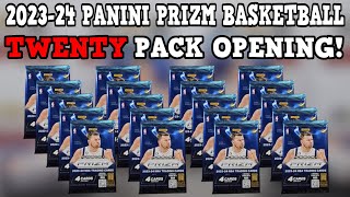 Opening TWENTY Packs of 2023-24 Panini Prizm Basketball Retail!