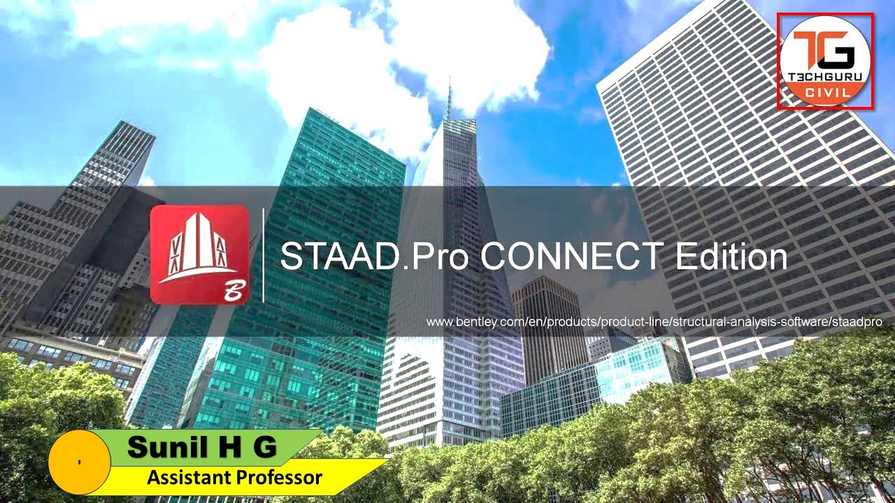 Introduction to STAAD.Pro Connect Edition - YouTube