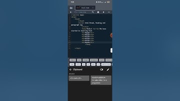 মোবাইল দিয়ে HTML শেখার সহজ উপায় | HTML Basic Tutorial in Bangla part 2  । TechNur Academy 